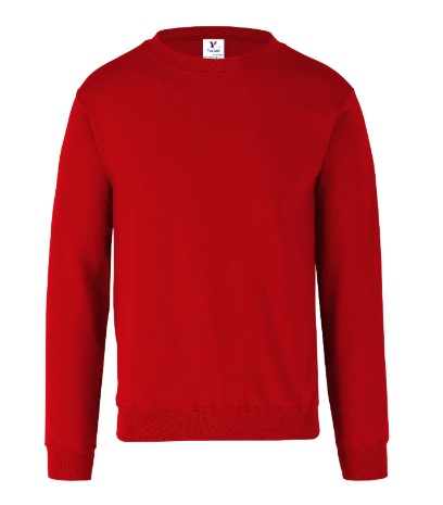 Sudadera unisex gris jaspe personalizada con impresión DTF a color – Área de 35x35 cm y logo adicional gratis
rojo